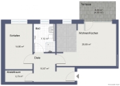 Immobilie Pinneberg - Neubau! 2-Zimmer Wohnung im Zentrum von Pinneberg zu vermieten