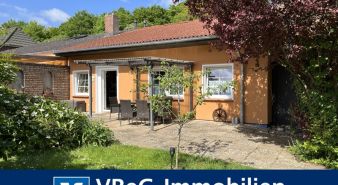 Immobilie Hohenlockstedt - Wohnen auf einer Ebene - Bungalowähnliche Haushälfte mit neuer Luft-Wärmepumpe!